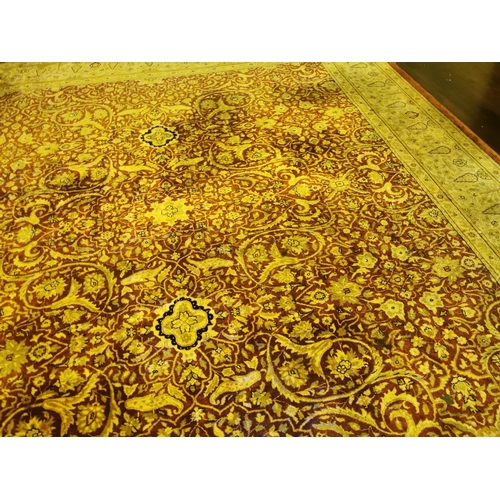 31 - Decorative carpet square {452 cm L x 305 cm L}.
