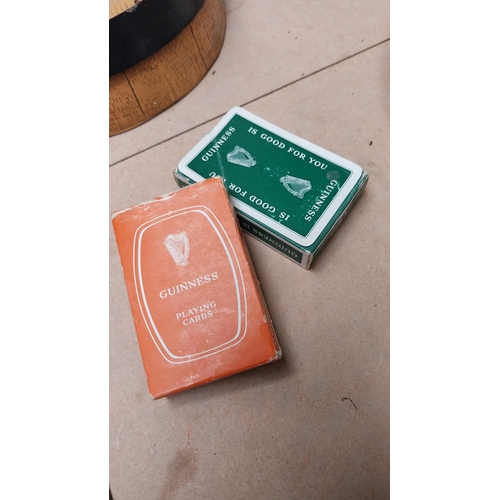 98 - Two packs of Guinness advertising playing cards.