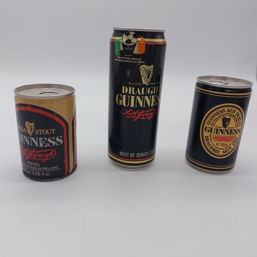 150A - Three Guinness advertising display tins - Guinness Extra Stout, Guinness The Offical Beer of The Iri... 