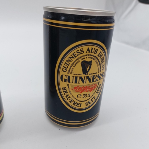 150A - Three Guinness advertising display tins - Guinness Extra Stout, Guinness The Offical Beer of The Iri... 