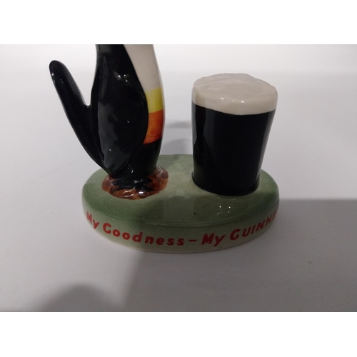 1269 - My Goodness My Guinness Carlton Ware ceramic Toucan and Pint advertising figure {10 cm H x 8 cm W x ... 