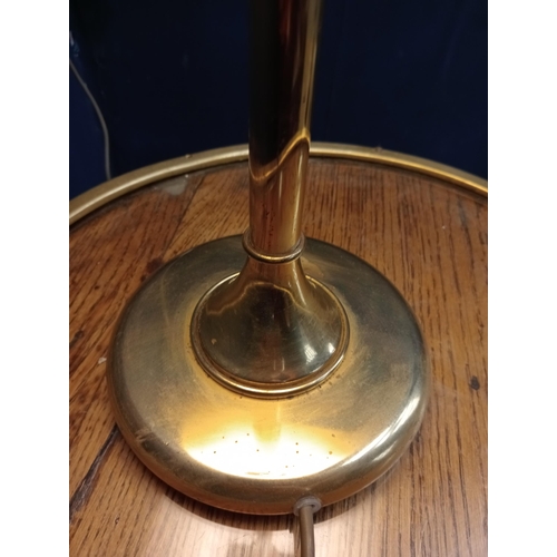 99 - Brass table lamp.