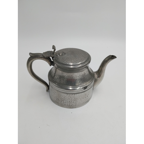 Antique English Sheffield Craftsman Pewter Coffee Pot