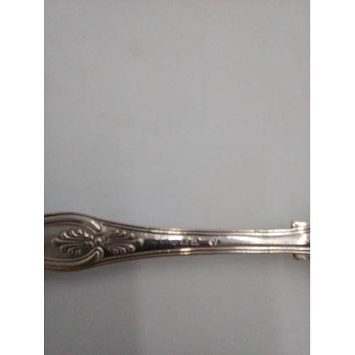 1377 - Set of six EPNS Kings Pattern dinner forks . { 20.5cm L }.