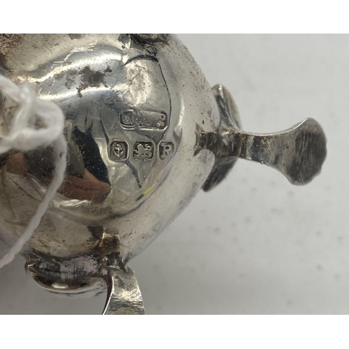 1414 - English silver pepper pot, Hallmarked in Birmingham 1941 Makers mark rubbed. Wt: 37grs. { 7.5cm H X ... 