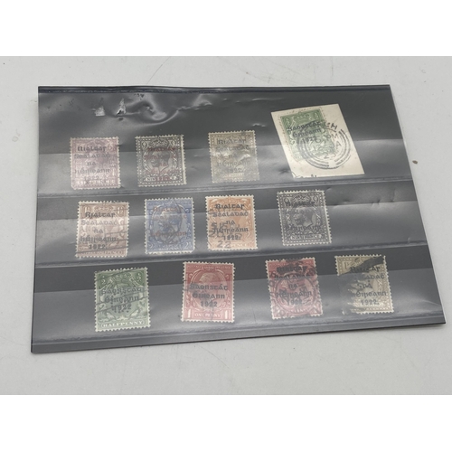 1438 - Collection of twenty three overprint Irish Republic  - Saorst�t �ireann 1922 and Rialtas Sealada? na... 