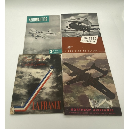 1445 - Four Aeronautical magazines - Aeronautics Edited by Oliver Stewart  April 1946, Dans Tons Les Ciels ... 