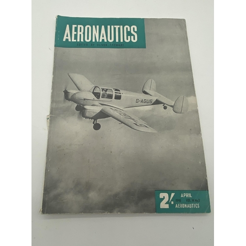 1445 - Four Aeronautical magazines - Aeronautics Edited by Oliver Stewart  April 1946, Dans Tons Les Ciels ... 