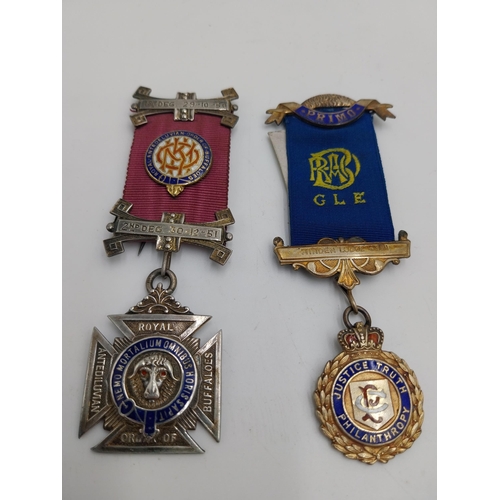 1448 - Royal Order of Antediluvian Buffaloes Primo Jewel 1966 - Awarded to Bro. Leslie Pinchard Raised 25-5... 