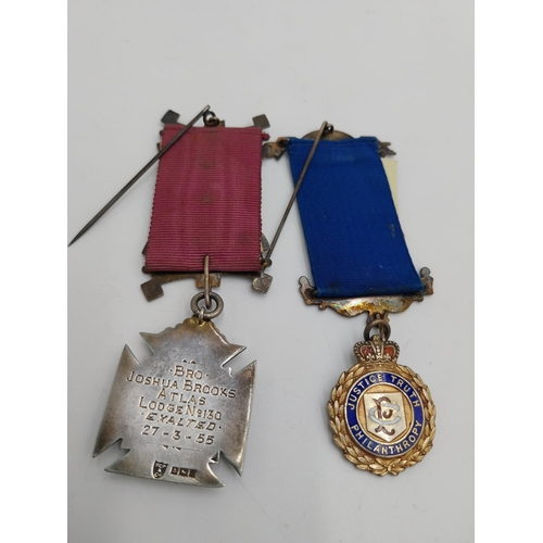 1448 - Royal Order of Antediluvian Buffaloes Primo Jewel 1966 - Awarded to Bro. Leslie Pinchard Raised 25-5... 