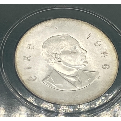 1451 - 1916  - 1966 Padraig Pearse Commemorative 10/- coin, in Ulster Bank Presentation case.