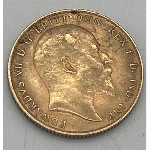 1454 - Edward VII gold sovereign. 1909.