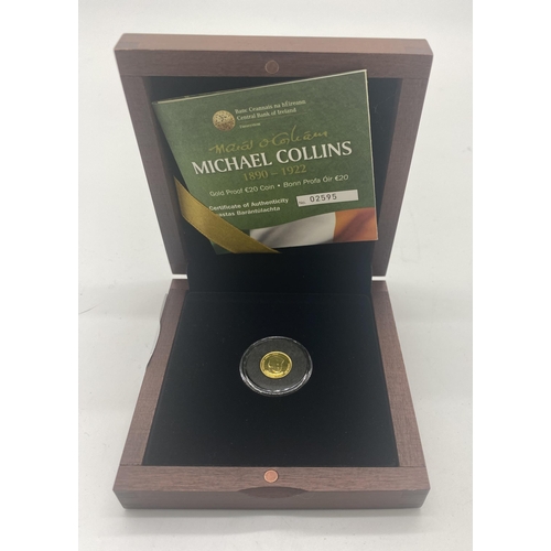 1462 - 90th. Anniversary Michael Collins 1890-1922 Gold Proof �20 coin in presentation case and with Certif... 