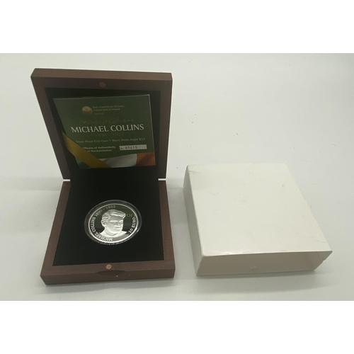 1463 - 90th.  Anniversary Michael Collins 1890-1922 Silver Proof �10 coin in presentation case and with Cer... 