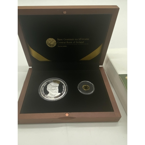 1464 - 90th.  Anniversary Michael Collins 1890-1922 Gold & Silver Two Coin Proof Set in presentation case a... 