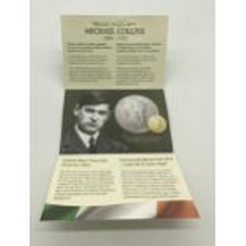 1464 - 90th.  Anniversary Michael Collins 1890-1922 Gold & Silver Two Coin Proof Set in presentation case a... 