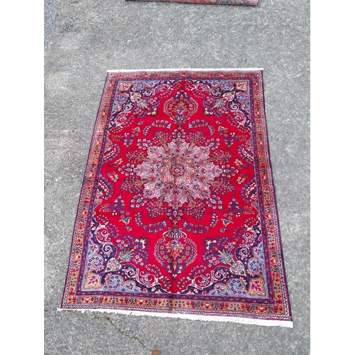 114 - Good quality decorative Persian carpet square {260cm W x 180cm L}