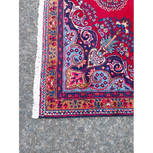 114 - Good quality decorative Persian carpet square {260cm W x 180cm L}