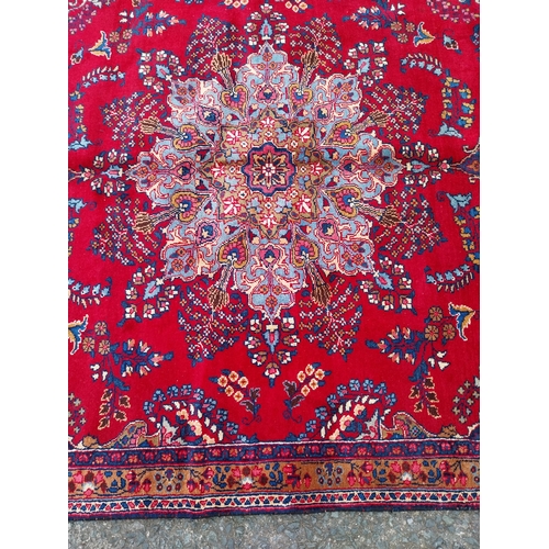 114 - Good quality decorative Persian carpet square {260cm W x 180cm L}