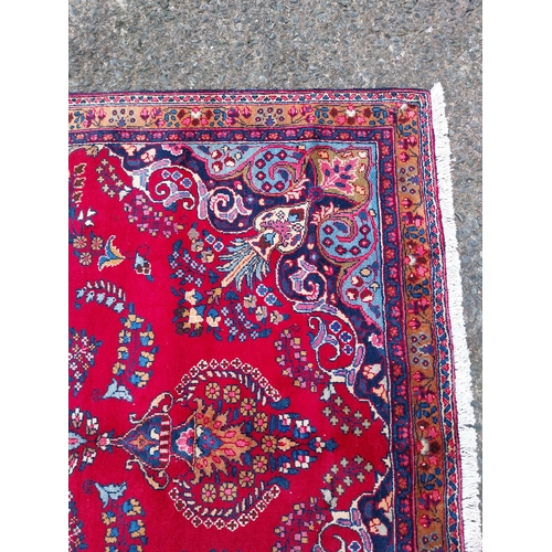 114 - Good quality decorative Persian carpet square {260cm W x 180cm L}