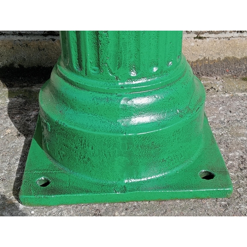 209 - Irish cast iron water pump and tap {H 100cm x W 36cm x D 40cm }.