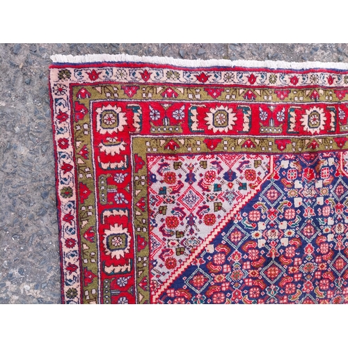 274 - Good quality decorative Persian carpet square {300cm W x 145cm L}