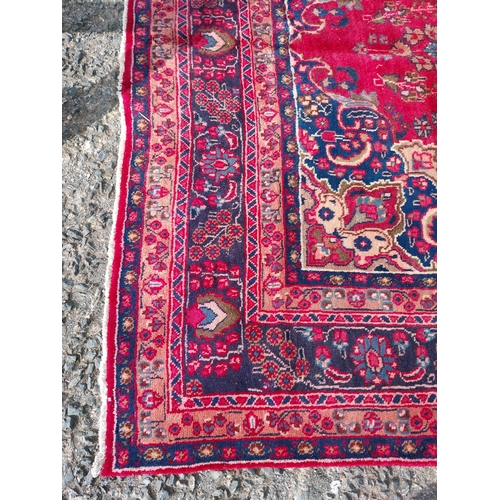 300 - Good quality decorative Persian carpet square {300cm W x 195cm L}