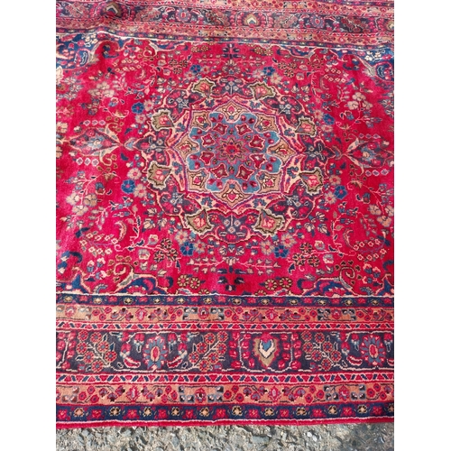 300 - Good quality decorative Persian carpet square {300cm W x 195cm L}