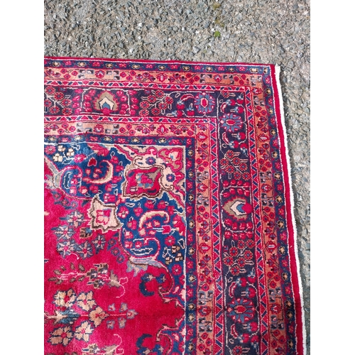 300 - Good quality decorative Persian carpet square {300cm W x 195cm L}