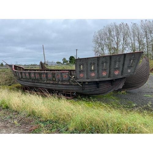 250 - Working full-sized replica Viking longboats from the filming of Netflix's Vikings: Valhalla {46 ft L... 