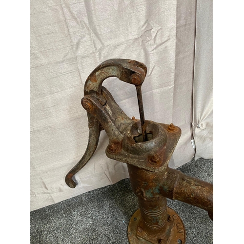 261A - Cast iron water pump. {63 cm H}.