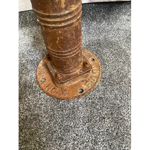 261A - Cast iron water pump. {63 cm H}.