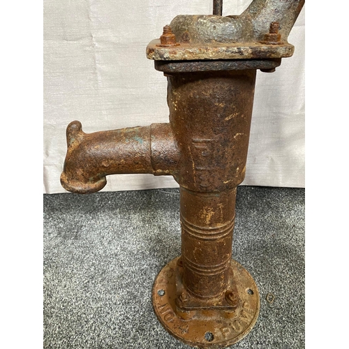 261A - Cast iron water pump. {63 cm H}.