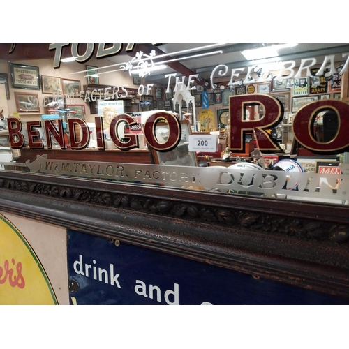 Smoke Taylor's Genuine Irish Roll Tobacco Bendigo Roll W and M Taylor  Factory Dublin mounted on carv