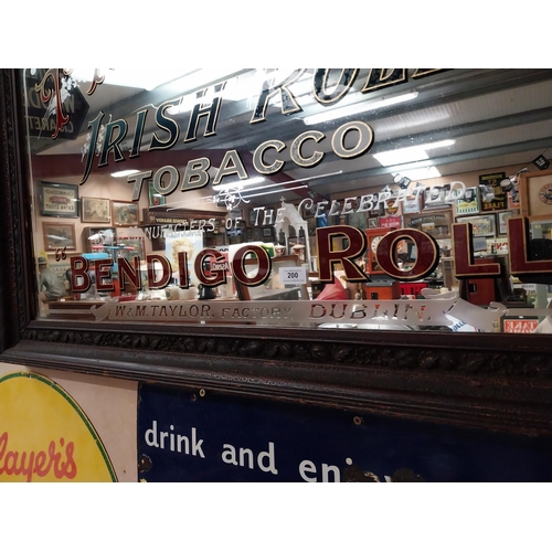 bendigo tobacco Smoke Taylor's Genuine Irish Roll Tobacco Bendigo Roll W and M Taylor  Factory Dublin mounted on carv