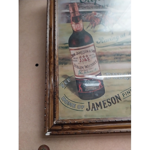 57 - Jameson Irish Whiskey Golf at Portmarnock advertising print mounted in gilt frame. {42 cm H x 59 cm ... 