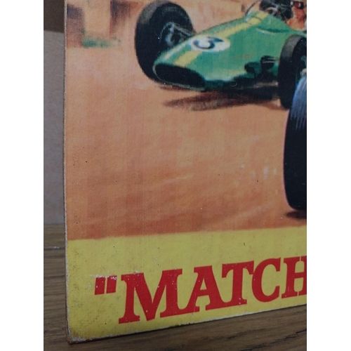 97 - 1965 Matchbox Collector's Edition cardboard showcard. {28 cm H x 31 cm W}.