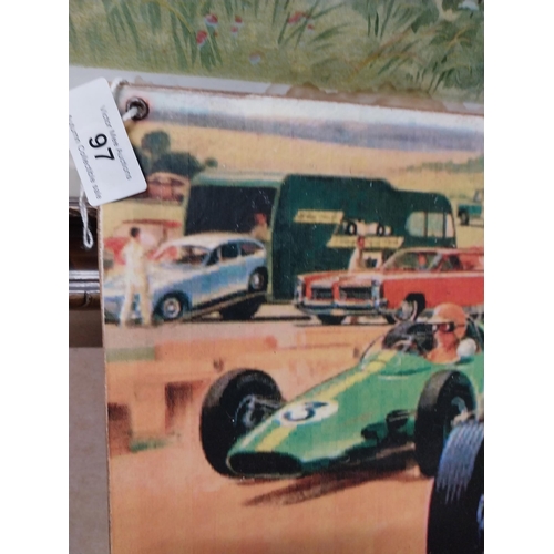 97 - 1965 Matchbox Collector's Edition cardboard showcard. {28 cm H x 31 cm W}.