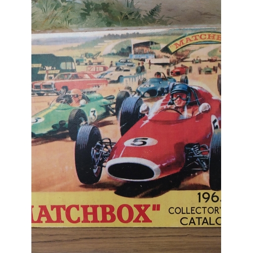 97 - 1965 Matchbox Collector's Edition cardboard showcard. {28 cm H x 31 cm W}.