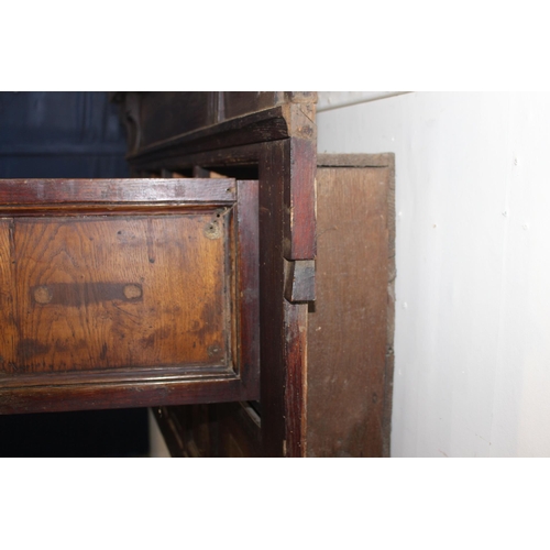 375 - Early 19th C. apartment post box cabinet with nine doors  {H 110cm x W 175cm x D 10cm }.