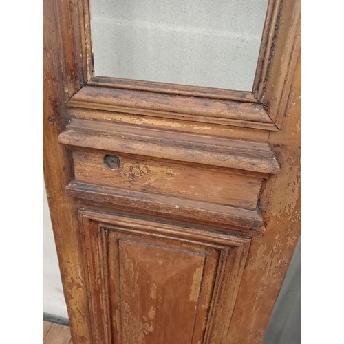 489 - Pair of Victorian bar doors. {Each door H 265cm x W 47cm}.