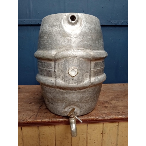 521 - Rare 1960s original Guinness keg {H 60cm x Dia 45cm }.