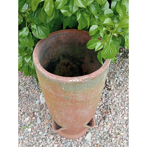 582 - Terracotta herb planter {H 66cm x Dia 33cm }.