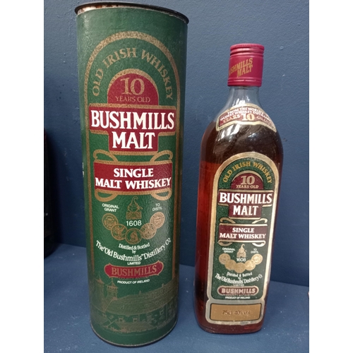 682 - 1980s Bushmills Malt 10 years old single Irish malt whiskey {75CL in size}.