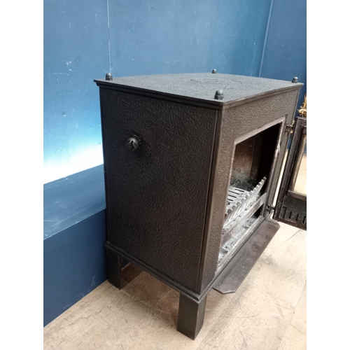 742 - Cast iron wood stove