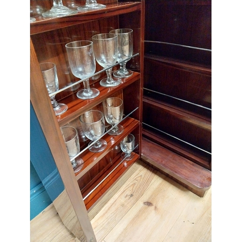 100 - Ralph Lauren Duke rosewood and steel drinks cabinet in the Art Deco. This particular cabinet was cus... 