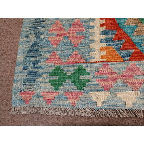 174 - Decorative Kilim rug. {302 cm H x 205 cm W}.