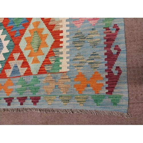 174 - Decorative Kilim rug. {302 cm H x 205 cm W}.