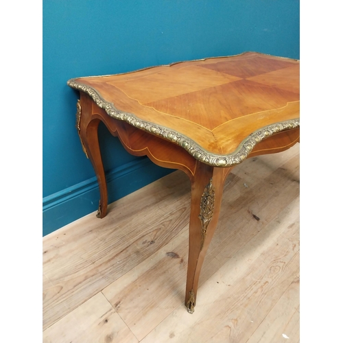 177 - Early 20th C. kingwood coffee table. {52 cm H x 92 cm W x 52 cm D}.