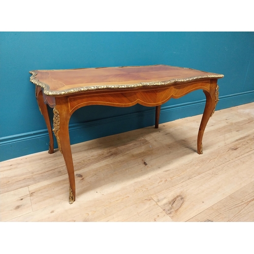 177 - Early 20th C. kingwood coffee table. {52 cm H x 92 cm W x 52 cm D}.